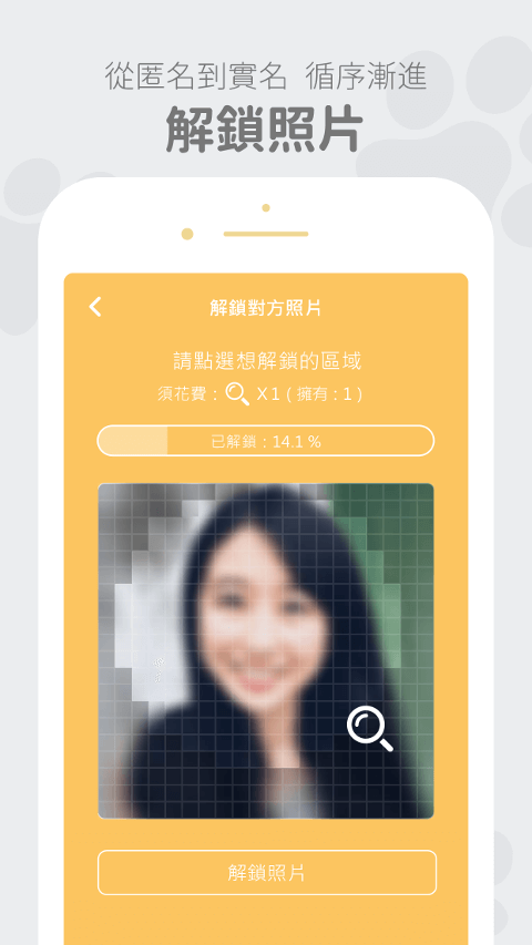 兼具匿名和實名的照片模糊功能